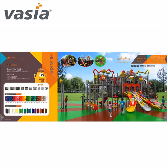 Vasia Residential Plastic Slide Outdoor Playground Toys/Used Outdoor Kids Game/Outdoor Playground Equipment for Children